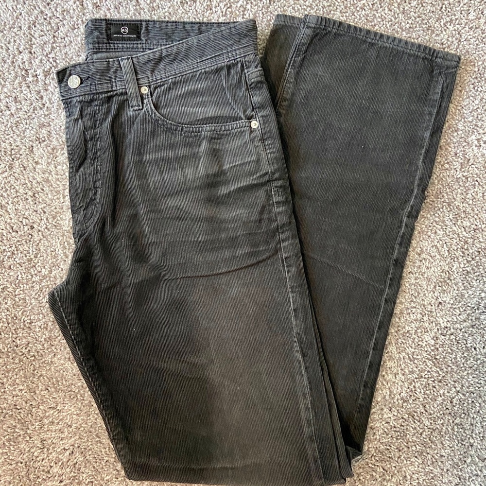 AG The Graduate Charcoal Corduroys